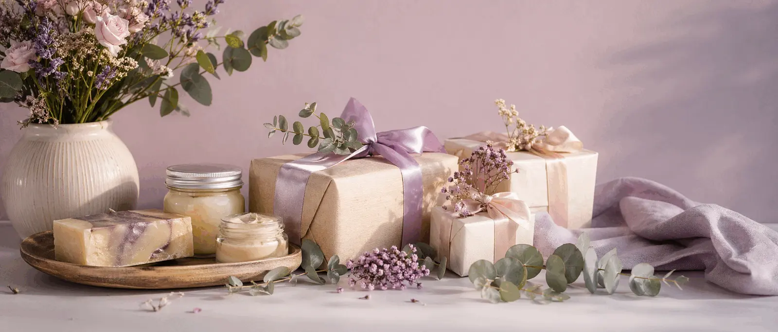 Curated gift hero arrangement