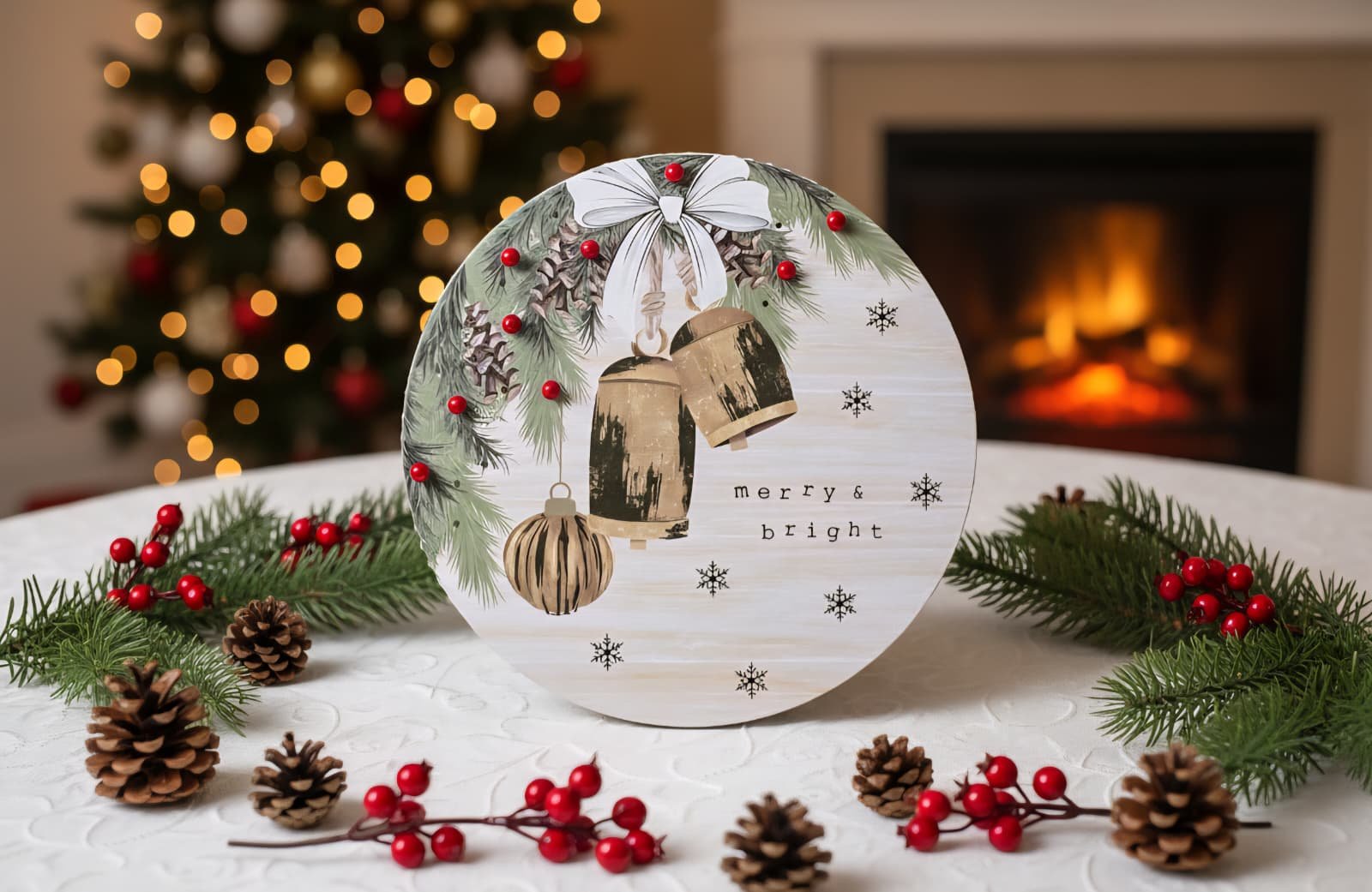 Pre-designed Christmas gift box presentation