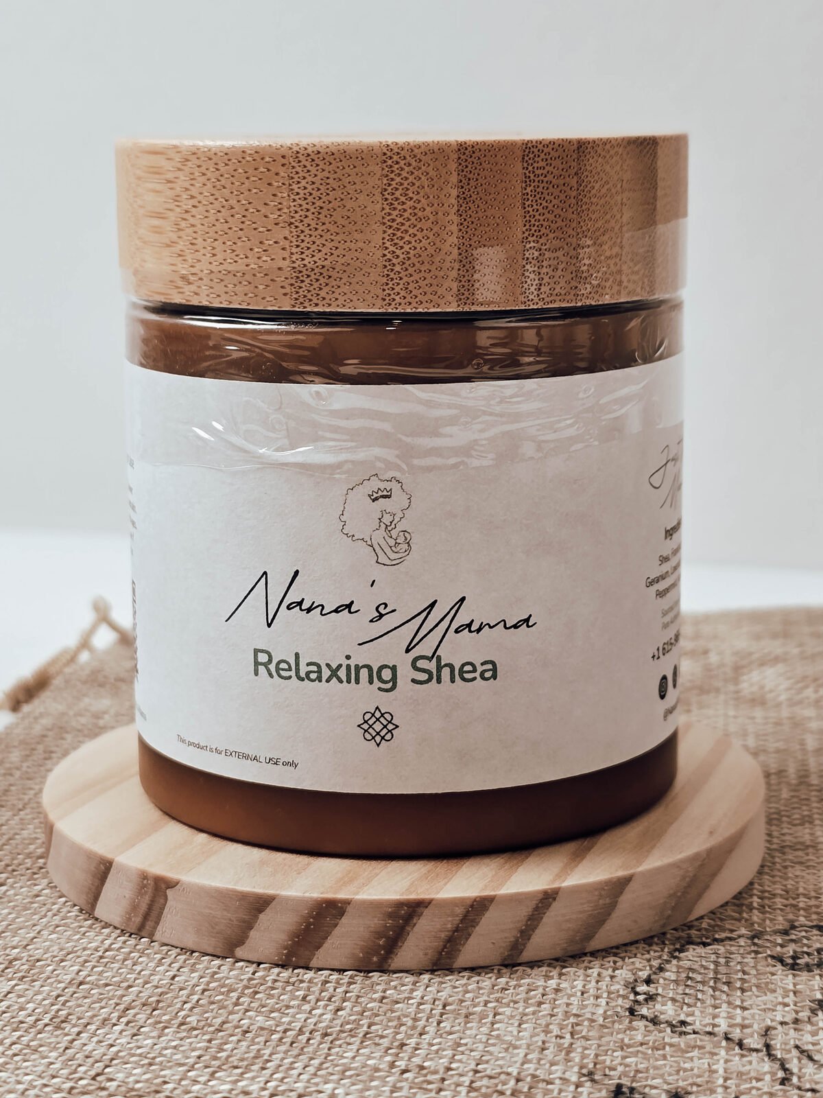 Relaxing shea butter product detail